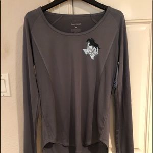 Grey Dri Fit Long Sleeve Riding Top